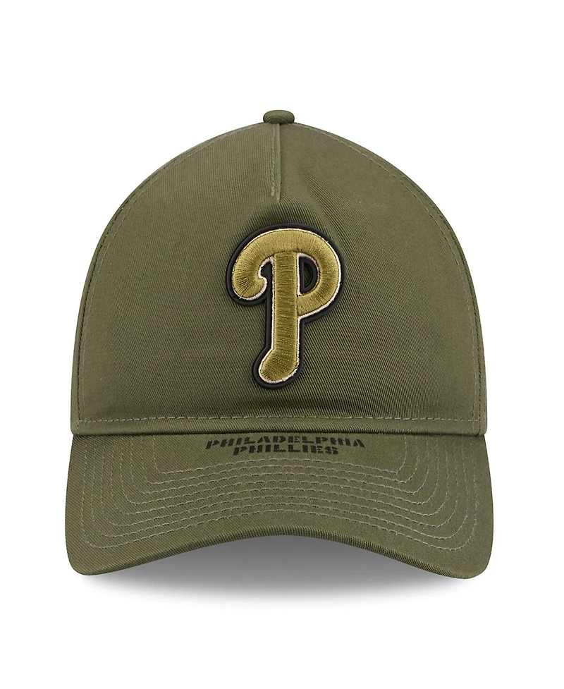 New Era Men's Olive Philadelphia Phillies 2026 Armed Forces Day 9TWENTY Adjustable Hat
