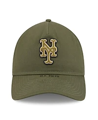 New Era Men's Olive New York Mets 2026 Armed Forces Day 9TWENTY Adjustable Hat