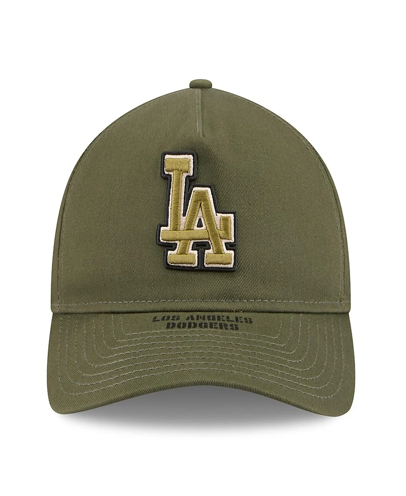 New Era Men's Olive Los Angeles Dodgers 2026 Armed Forces Day 9TWENTY Adjustable Hat