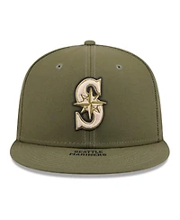 New Era Men's Olive Seattle Mariners 2026 Armed Forces Day 59FIFTY Fitted Hat