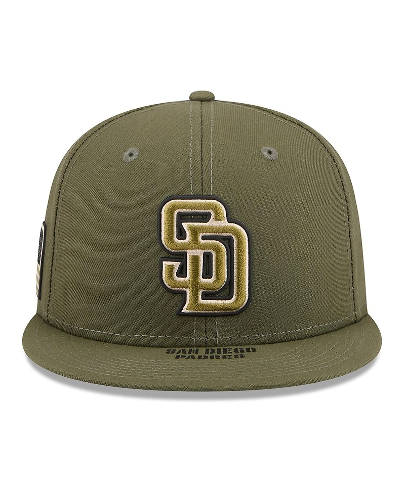 New Era Men's Olive San Diego Padres 2026 Armed Forces Day 59FIFTY Fitted Hat