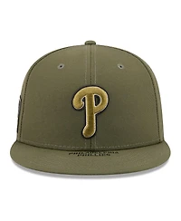 New Era Men's Olive Philadelphia Phillies 2026 Armed Forces Day 59FIFTY Fitted Hat