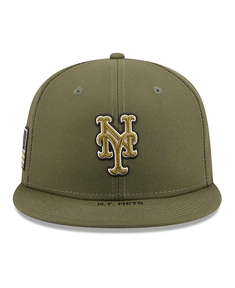 New Era Men's Olive York Mets 2026 Armed Forces Day 59FIFTY Fitted Hat