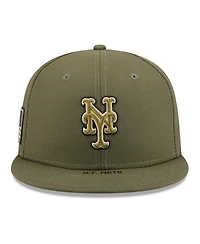 New Era Men's Olive York Mets 2026 Armed Forces Day 59FIFTY Fitted Hat