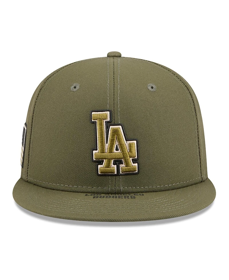 New Era Men's Olive Los Angeles Dodgers 2026 Armed Forces Day 59FIFTY Fitted Hat