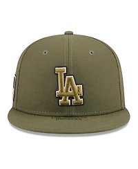 New Era Men's Olive Los Angeles Dodgers 2026 Armed Forces Day 59FIFTY Fitted Hat