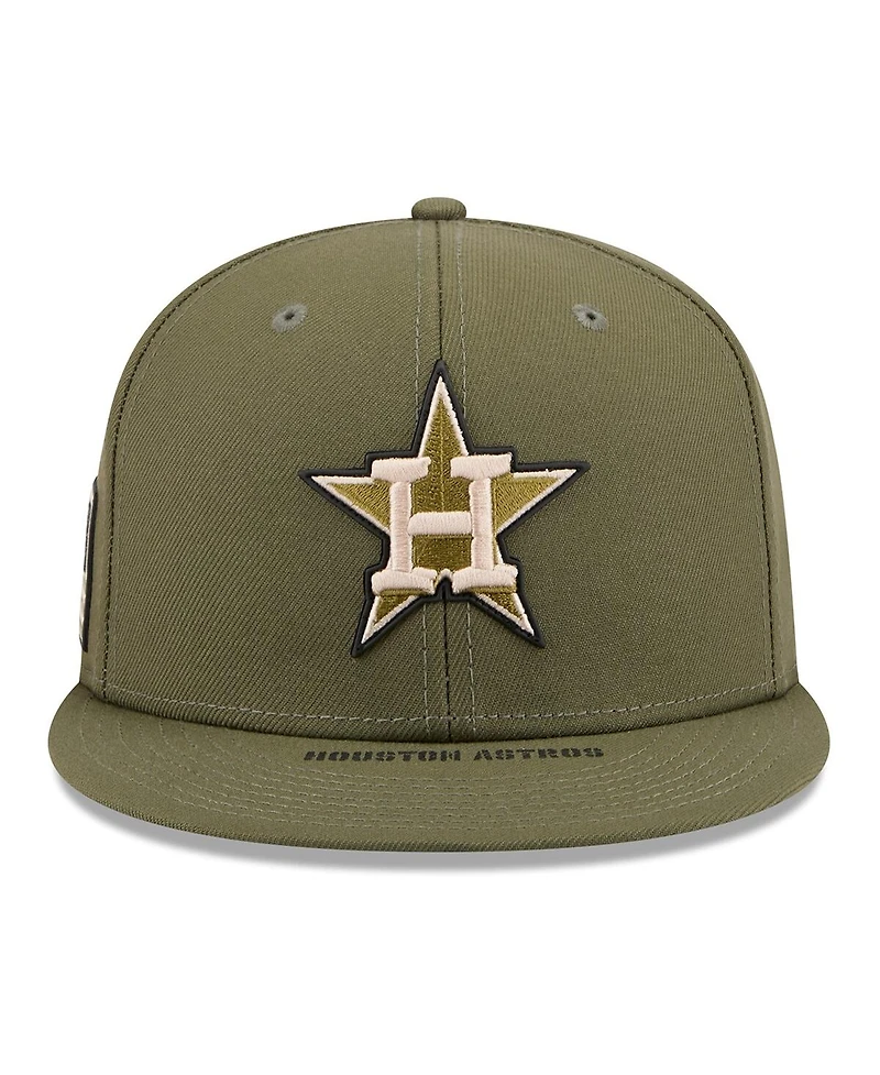New Era Men's Olive Houston Astros 2026 Armed Forces Day 59FIFTY Fitted Hat