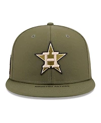 New Era Men's Olive Houston Astros 2026 Armed Forces Day 59FIFTY Fitted Hat