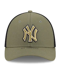 New Era Men's Olive New York Yankees 2026 Armed Forces Day 39THIRTY M-Crown Flex Hat