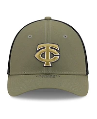 New Era Men's Olive Minnesota Twins 2026 Armed Forces Day 39THIRTY M-Crown Flex Hat