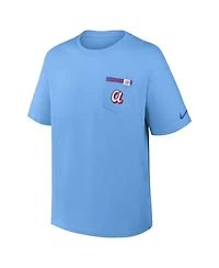 Nike Men's Blue Atlanta Braves City Connect Max90 Pocket T-Shirt