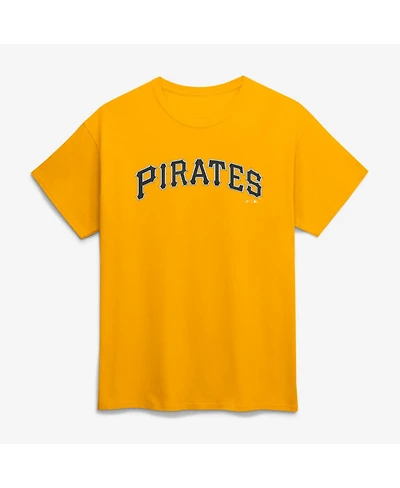 Logo Athletic Men's Gold Pittsburgh Pirates Wordmark T-Shirt