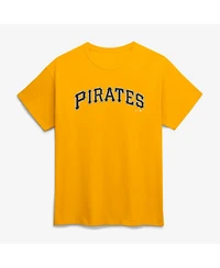 Logo Athletic Men's Gold Pittsburgh Pirates Wordmark T-Shirt