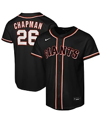 Nike Big Boys and Girls Matt Chapman Black San Francisco Giants Fashion Replica Player Jersey