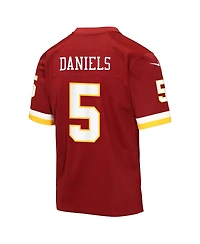 Nike Big Boys and Girls Jayden Daniels Burgundy Washington Commanders Game Jersey