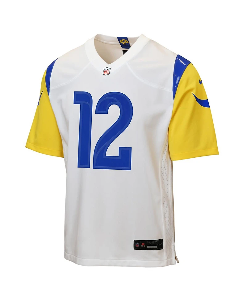 Nike Big Boys and Girls Puka Nacua White Los Angeles Rams Game Jersey