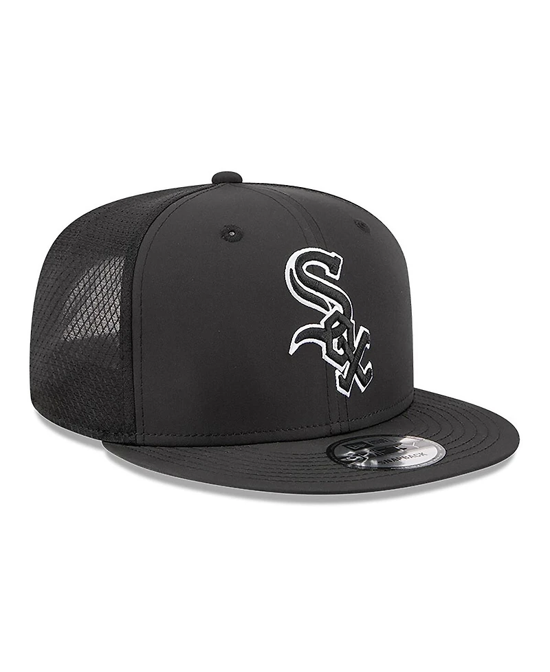 New Era Men's Black Chicago White Sox 2026 Batting Practice 9FIFTY Snapback Hat
