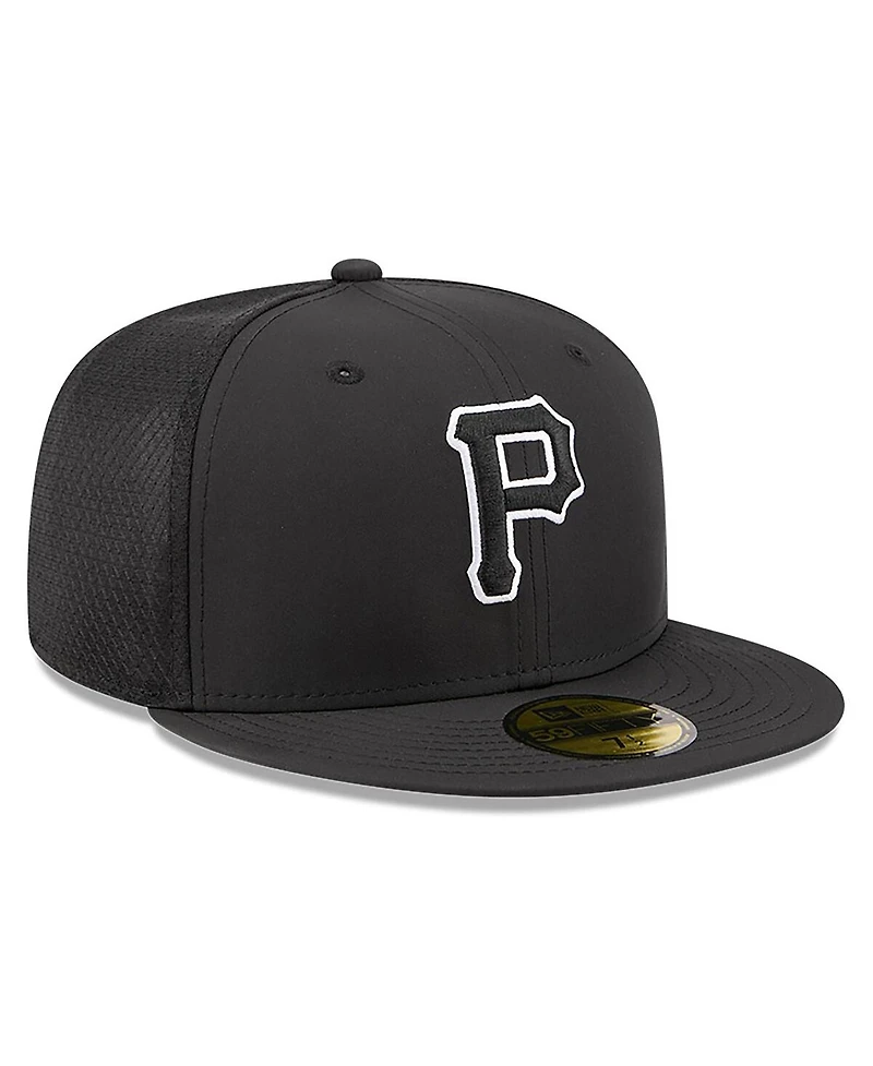 New Era Men's Black Pittsburgh Pirates 2026 Batting Practice 59FIFTY Fitted Hat