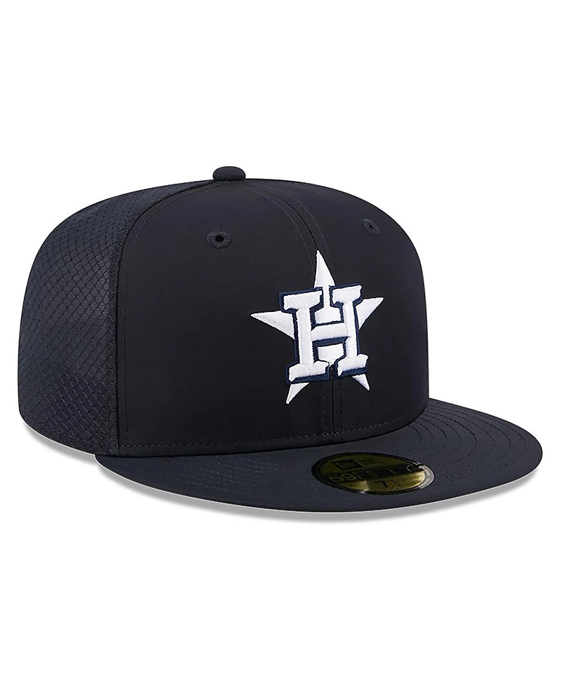 New Era Men's Navy Houston Astros 2026 Batting Practice 59FIFTY Fitted Hat