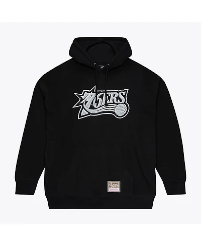 Mitchell & Ness Men's Black Philadelphia 76ers Chrome Hoodie