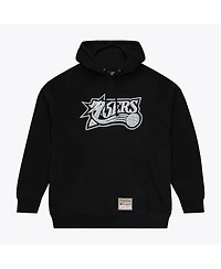 Mitchell & Ness Men's Black Philadelphia 76ers Chrome Hoodie