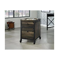 Sauder Foundry Road File Cabinet, Carbon Oak finish
