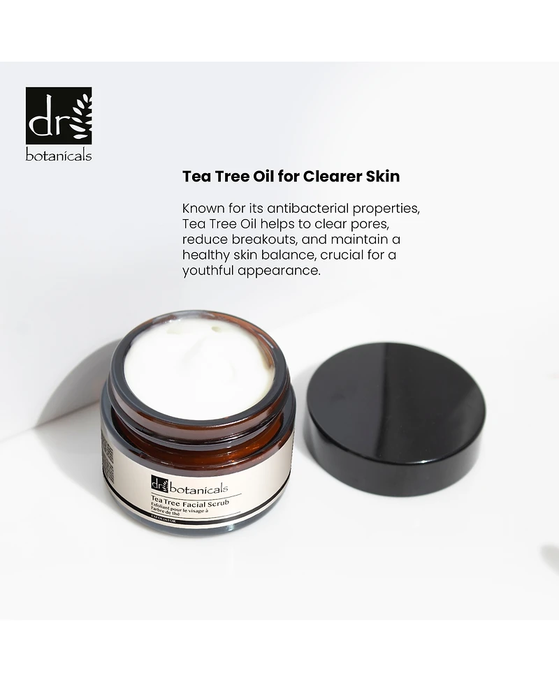 Dr. Botanicals Eucalyptus and Tea Tree Facial Scrub 50milliliter