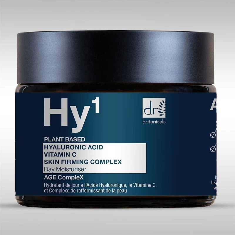 Dr. Botanicals Hyaluronic Acid 1% and Vitamin C 1% and Skin Firming Complex 1% Day Moisturiser 60ml