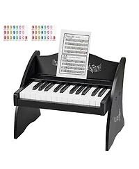 Mecale 25 Key Wooden Kids Piano with Dual Power, Ages 3