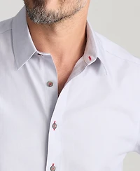 UNTUCKit Men's Regular Fit Long Sleeve Wrinkle Free Rubican Shirt