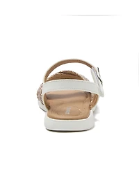Lands' End Little Girls Easy On Braided Sandals