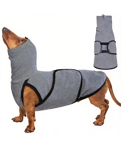 Aronkl Soft & Warm Turtle Neck Dog Sweater for Anxiety Relief and Outdoor Activities