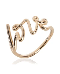 Pre-Owned Tiffany & Co Rose Gold Small Model Paloma Picasso Graffiti Love Ring