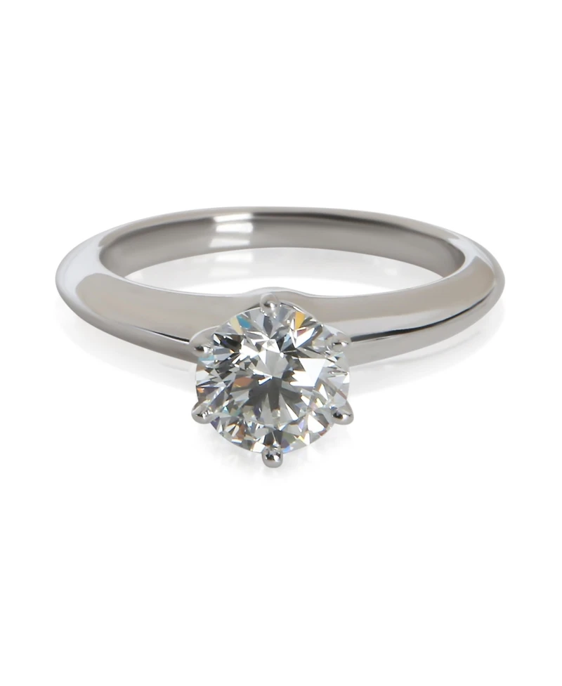 Pre-Owned Tiffany & Co 0.97 ct Round Brilliant Diamond Engagement Ring
