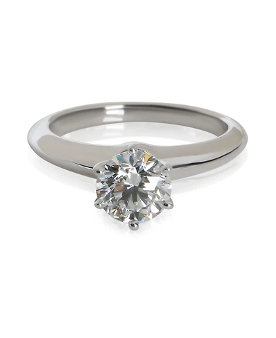 Pre-Owned Tiffany & Co 0.97 ct Round Brilliant Diamond Engagement Ring