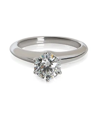 Pre-Owned Tiffany & Co 0.97 ct Round Brilliant Diamond Engagement Ring