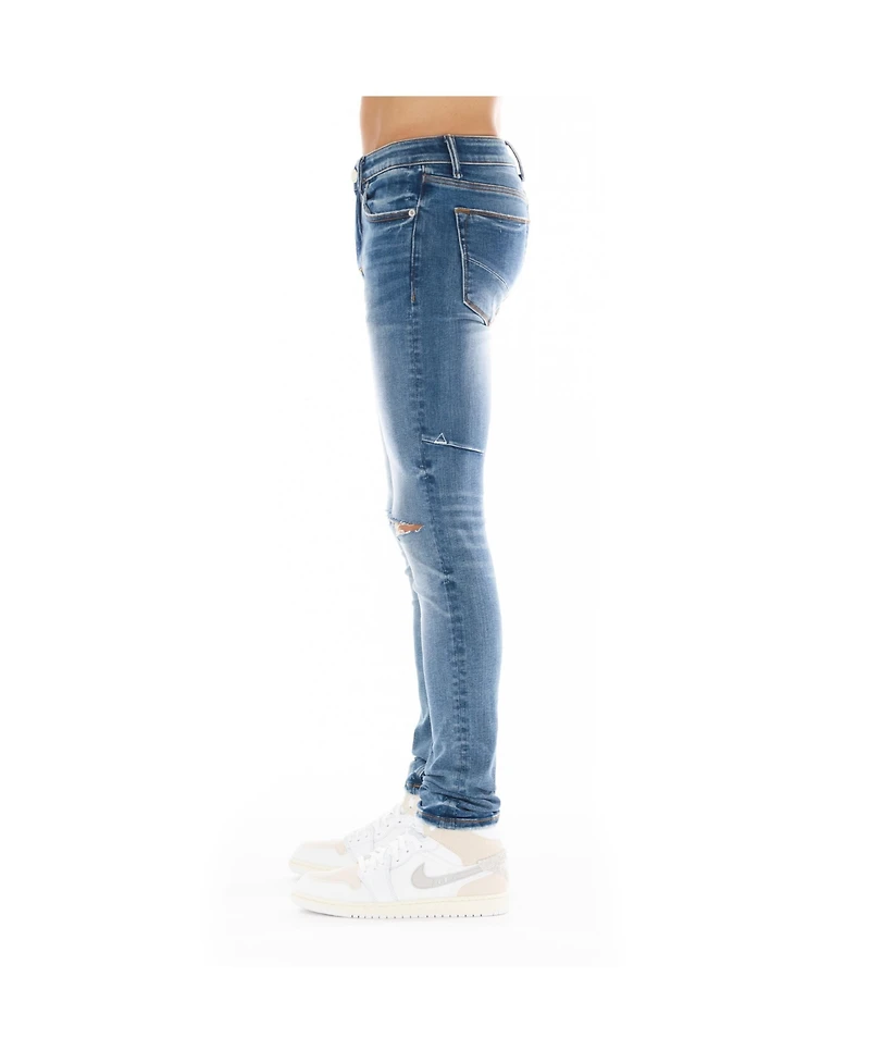 Hvman Chosen To Prevail x Cult Men's Strat Super Skinny Fit Jean