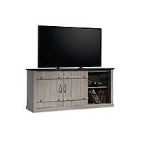 Sauder Misc Entertainment Credenza, For TVs up to 70", Mystic Oak finish