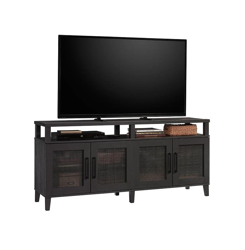 Sauder Tiffin Line Credenza, Raven Oak finish