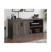 Sauder Aspen Post Commercial Office Credenza, Pebble Pine finish