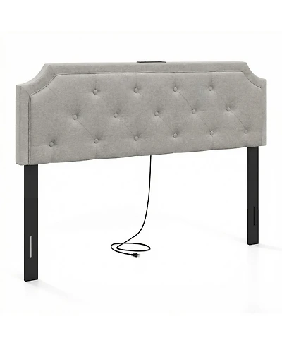 Slickblue Modern Tufted Headboard with Upholstered Design for Comfortable Bed Back Support
