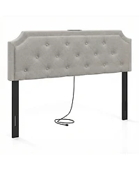 Slickblue Modern Tufted Headboard with Upholstered Design for Comfortable Bed Back Support