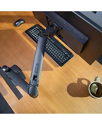 Ergotron Lx Desk Mount Monitor Arm with 2x Desk Clamp and Grommet Mount