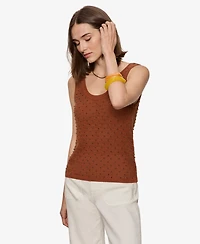 Sanctuary Women's Dune Studded Scoop Neck Sweater