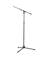 K&M 210/9 Microphone Stand with Telescoping Boom, Microphone Stand Adapter and Cable, 35.43-63.18" Height