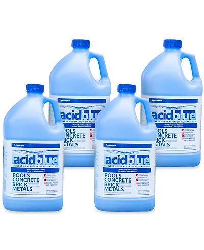 Champion Acid Muriatic Acid for Removal of Stains on Driveways (4 Pack