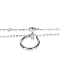 Pre-Owned Cartier White Gold Diamond Juste Un Clou Necklace