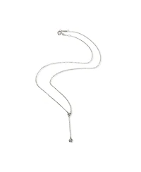 Pre-Owned Tiffany & Co Sterling Silver Diamond Diamond By The Yard Lariat Necklace