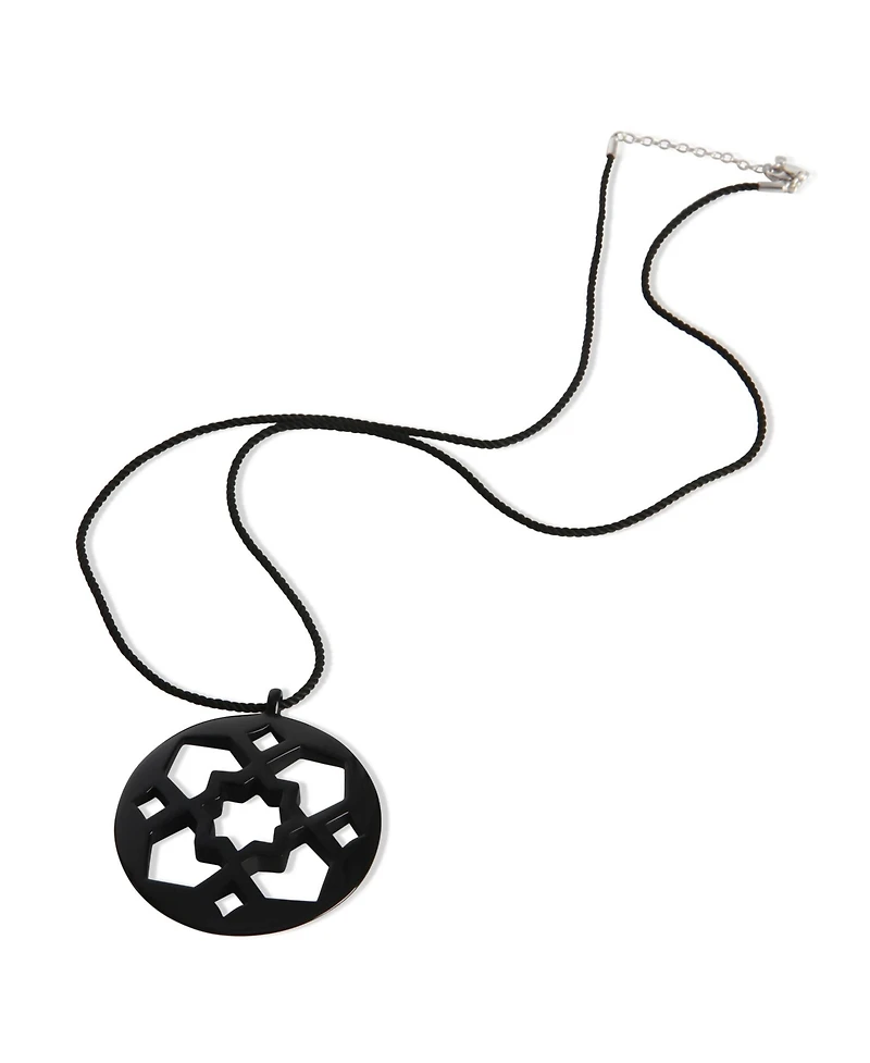 Pre-Owned Tiffany & Co Sterling Silver and Lacquer Paloma Picasso Zellige Pendant