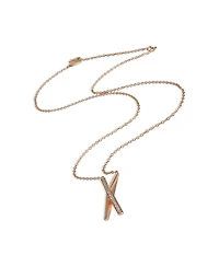 Pre-Owned Tiffany & Co Rose Gold Diamond Atlas X Pendant